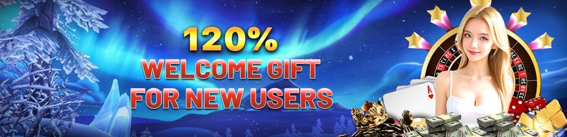 120% Welcome Gift for New users