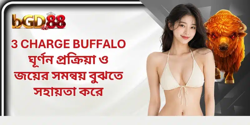 3 Charge Buffalo ঘূর্ণন প্রক্রিয়া ও জয়ের সমন্বয় বুঝতে সহায়তা করে