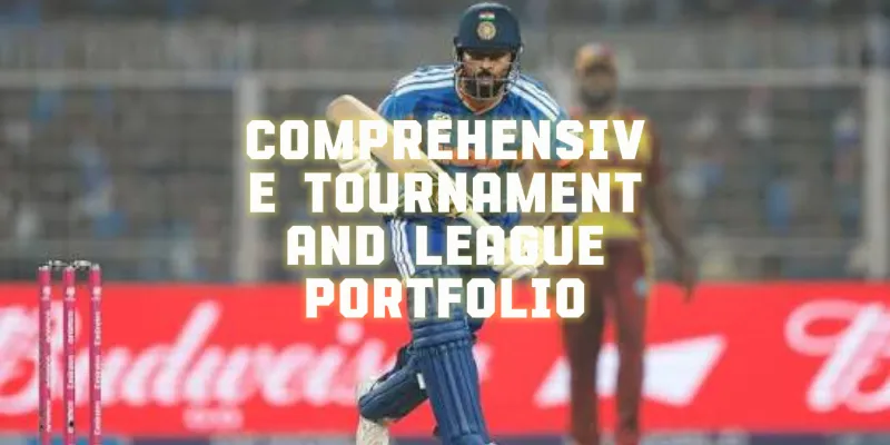 A visual overview showcasing a comprehensive portfolio of global sports tournaments and competitive leagues available for wagering on the platform.